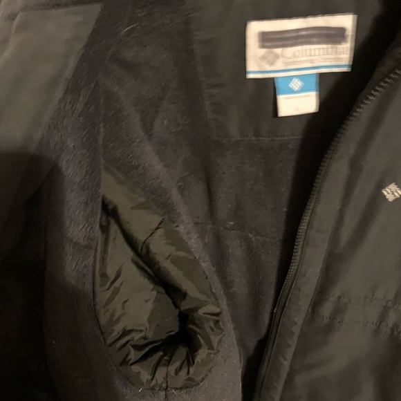 Columbia Mens Coat, Front Zip, Size Small, Great Condition, Fleece Lined - Picture 10 of 16